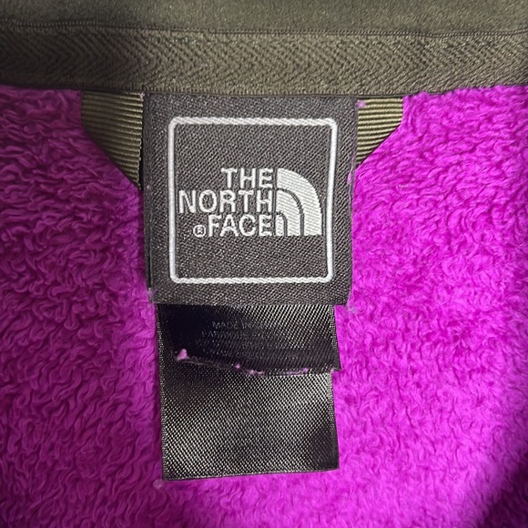 The North Face Vintage Fleece Full Zip Women's Jacket Sz Small Magenta! - Picture 7 of 9